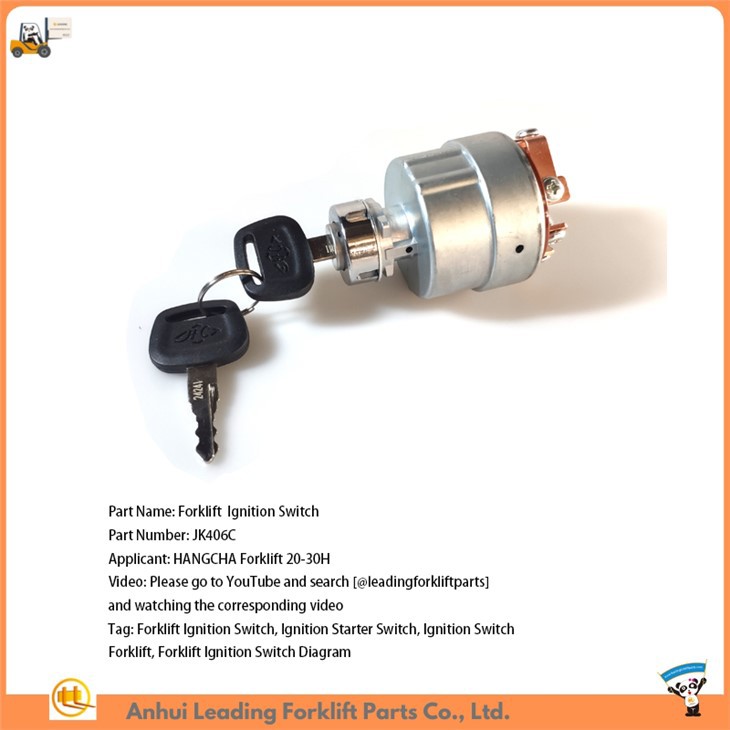 Kahveltõstuki süütelüliti JK406C HANGCHA 20-30H